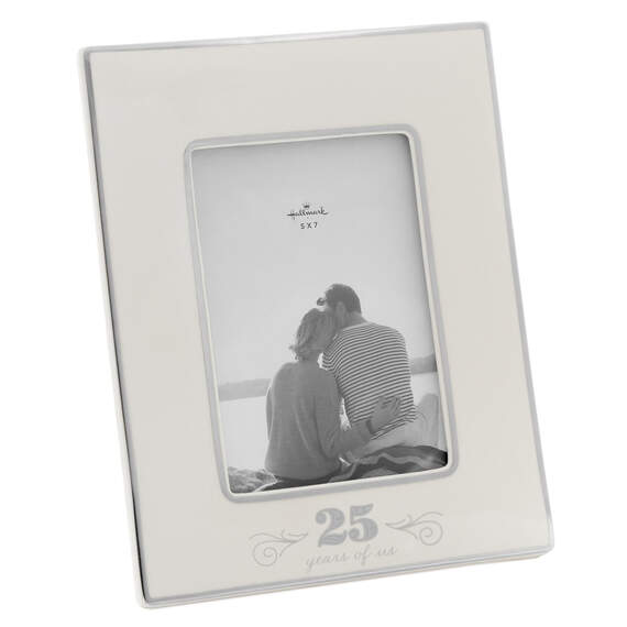 25 Years of Us Silver Anniversary Picture Frame, 5x7, , large image number 1