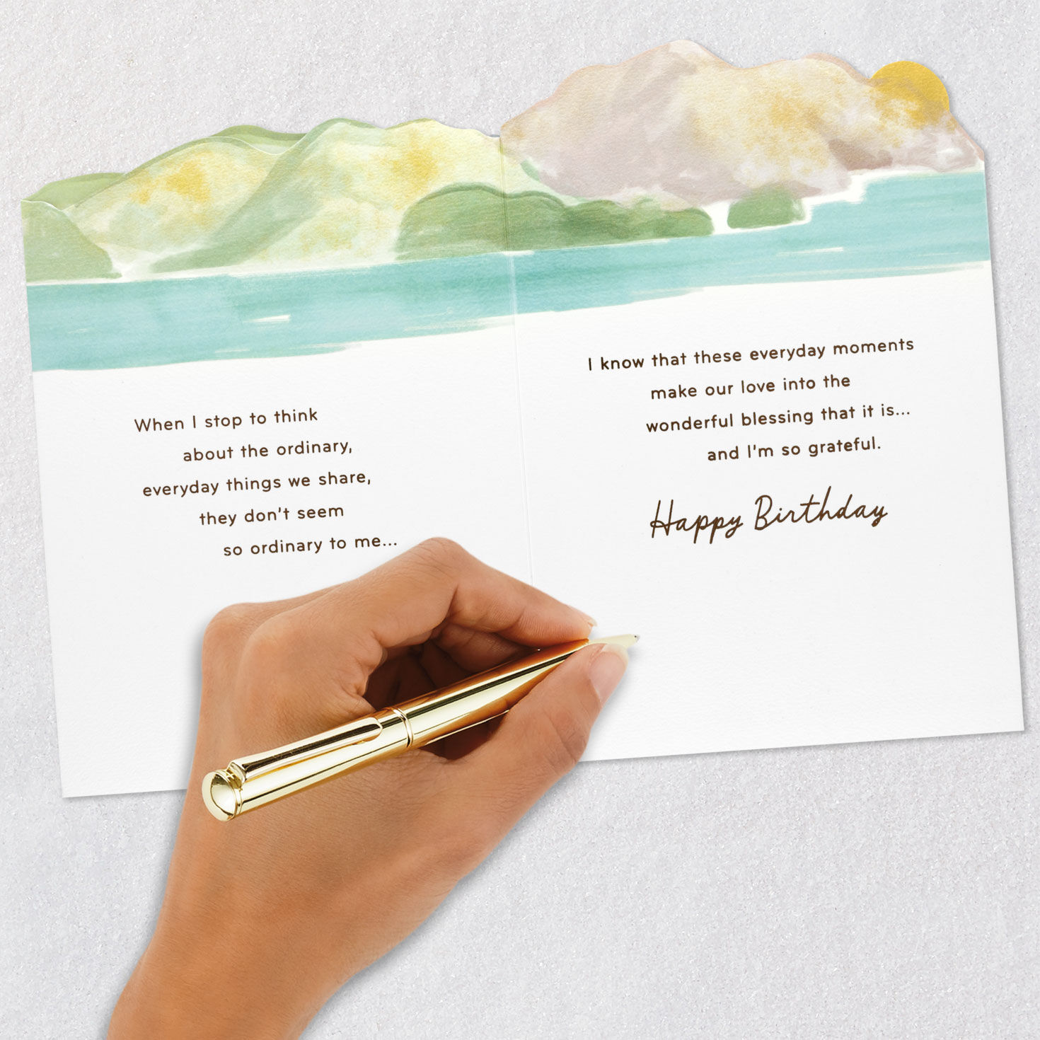 Sailboats Husband Birthday Card Signing card image number 7
