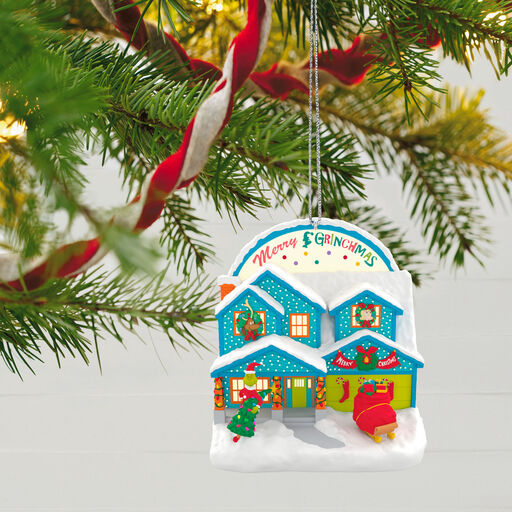Dr. Seuss's How the Grinch Stole Christmas!™ A Very Merry Grinchmas! Musical Ornament With Light, 
