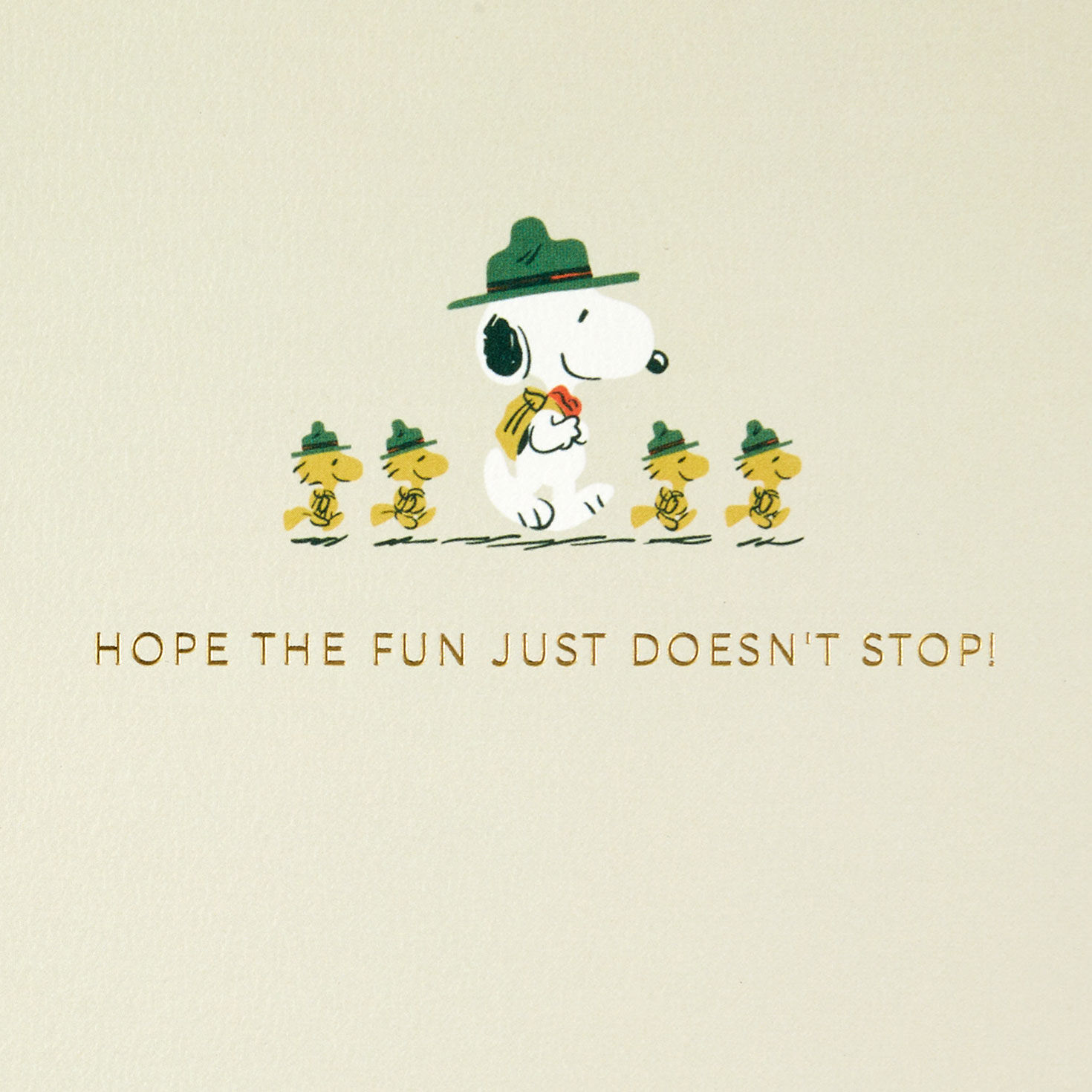 Peanuts® Beagle Scouts Snoopy Non-Stop Fun Birthday Card for only USD 7.59 | Hallmark