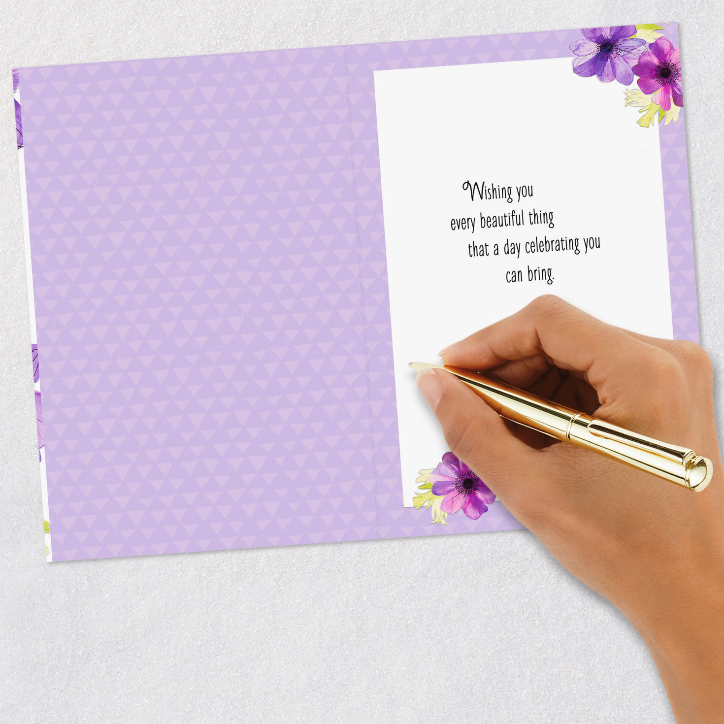 Wishing You Every Beautiful Thing Birthday Card Signing card image number 6