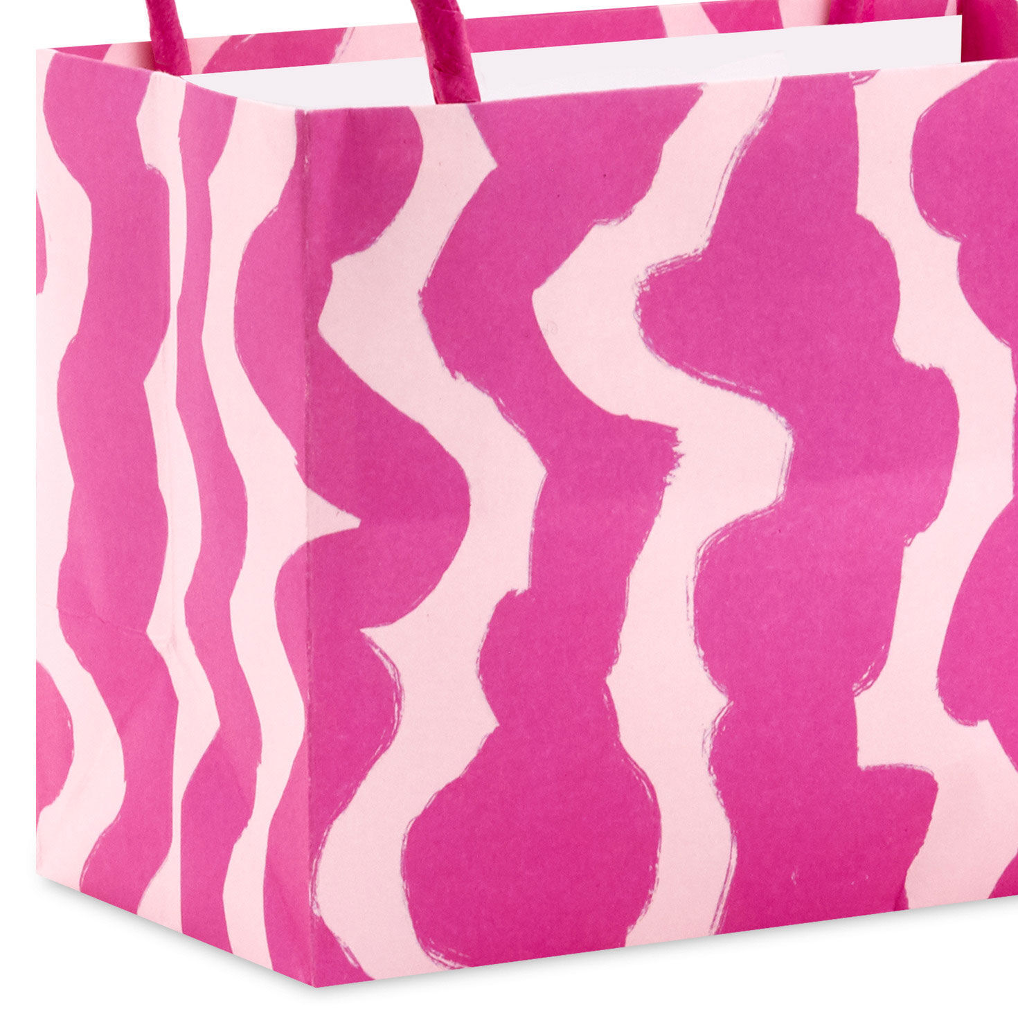 4" Patterned Pink Mini Horizontal Gift Bag Bundle, , large image number 4