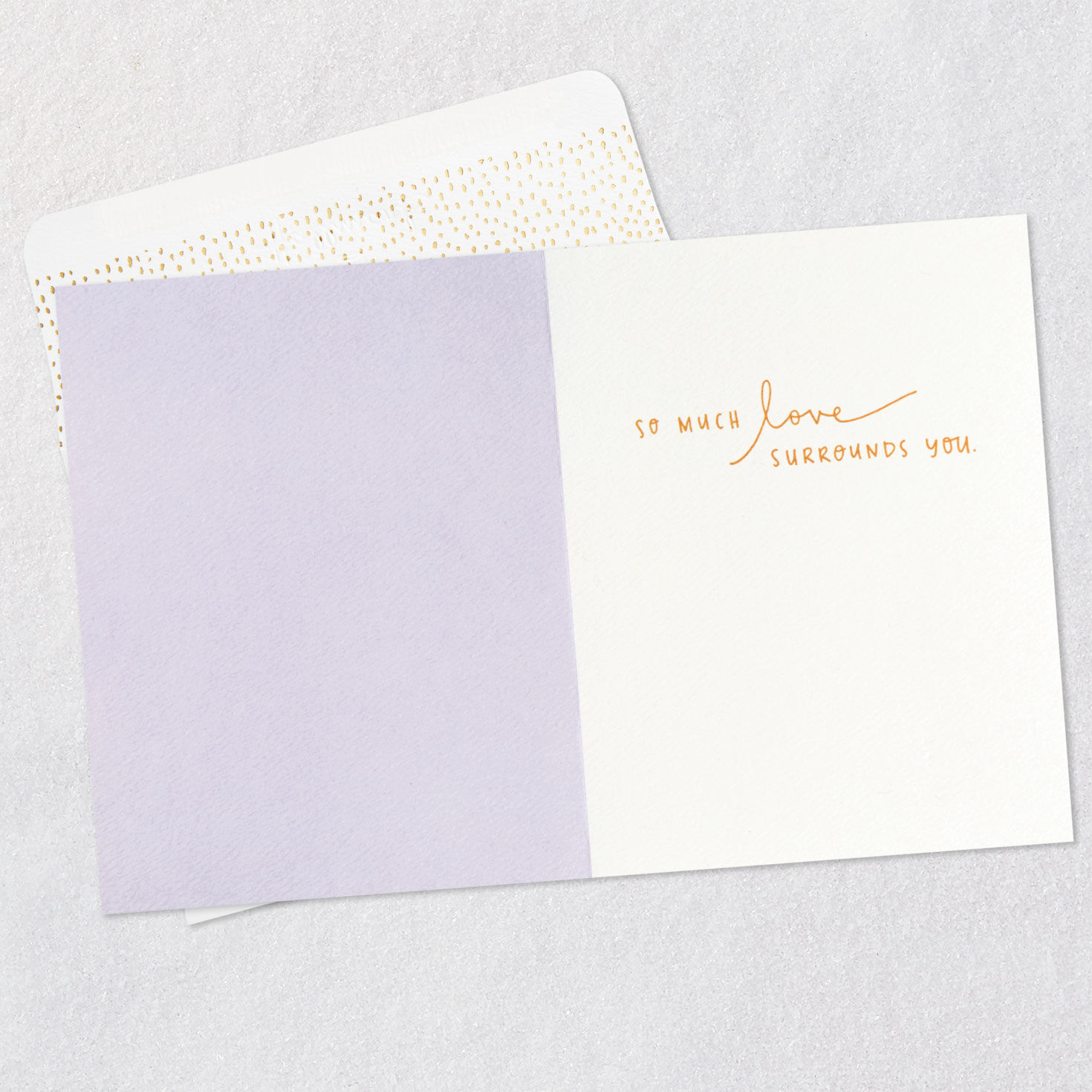 Modern Purple Flowers Wedding Card  image number 3