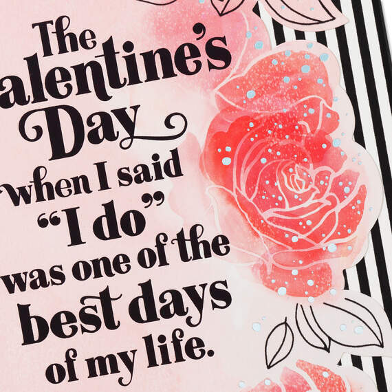 Best Day of My Life Valentine's Day Anniversary Card for Wife, , large image number 5