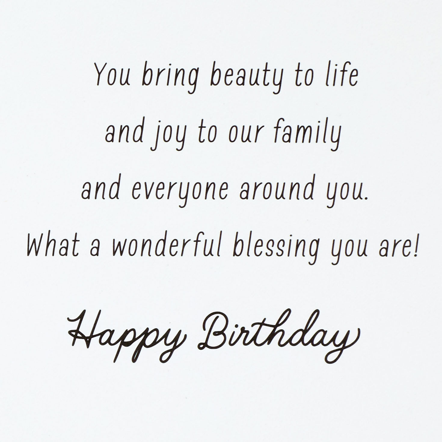 Joy to Our Family Birthday Card for Granddaughter with Ornament, , large image number 3