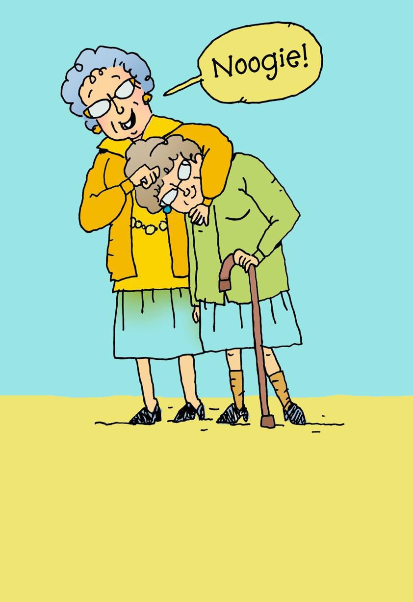 Noogie Funny Birthday Card