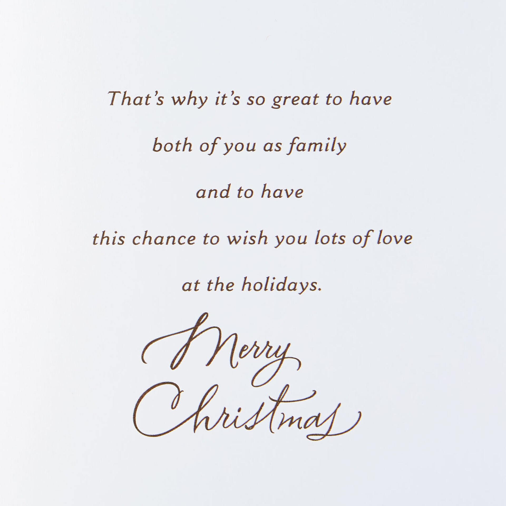 Graduation brains greeting Family Memories Christmas Card for Brother and Sister-in-Law - Greeting