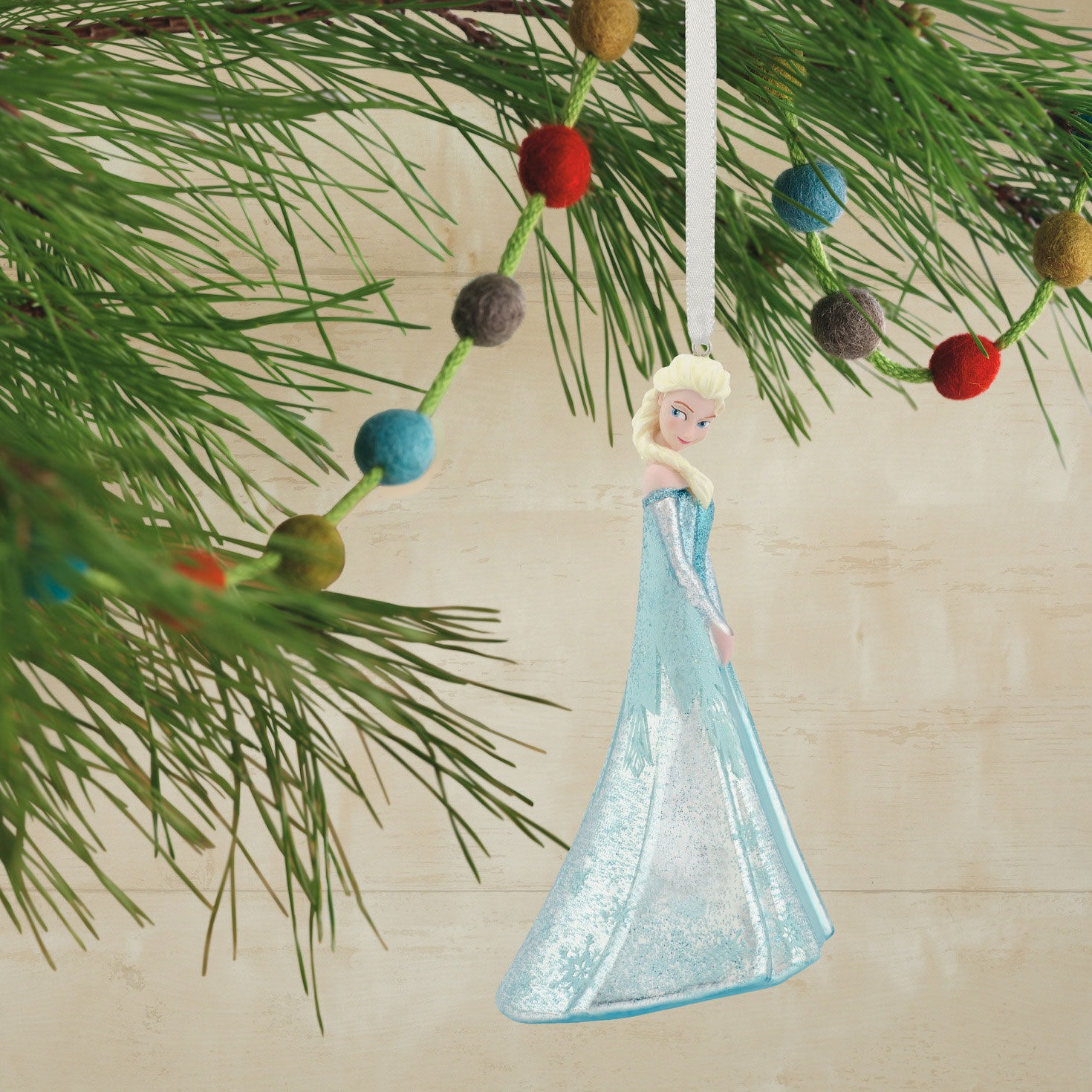 Disney Frozen Elsa Blown Glass Hallmark Ornament, , large image number 2