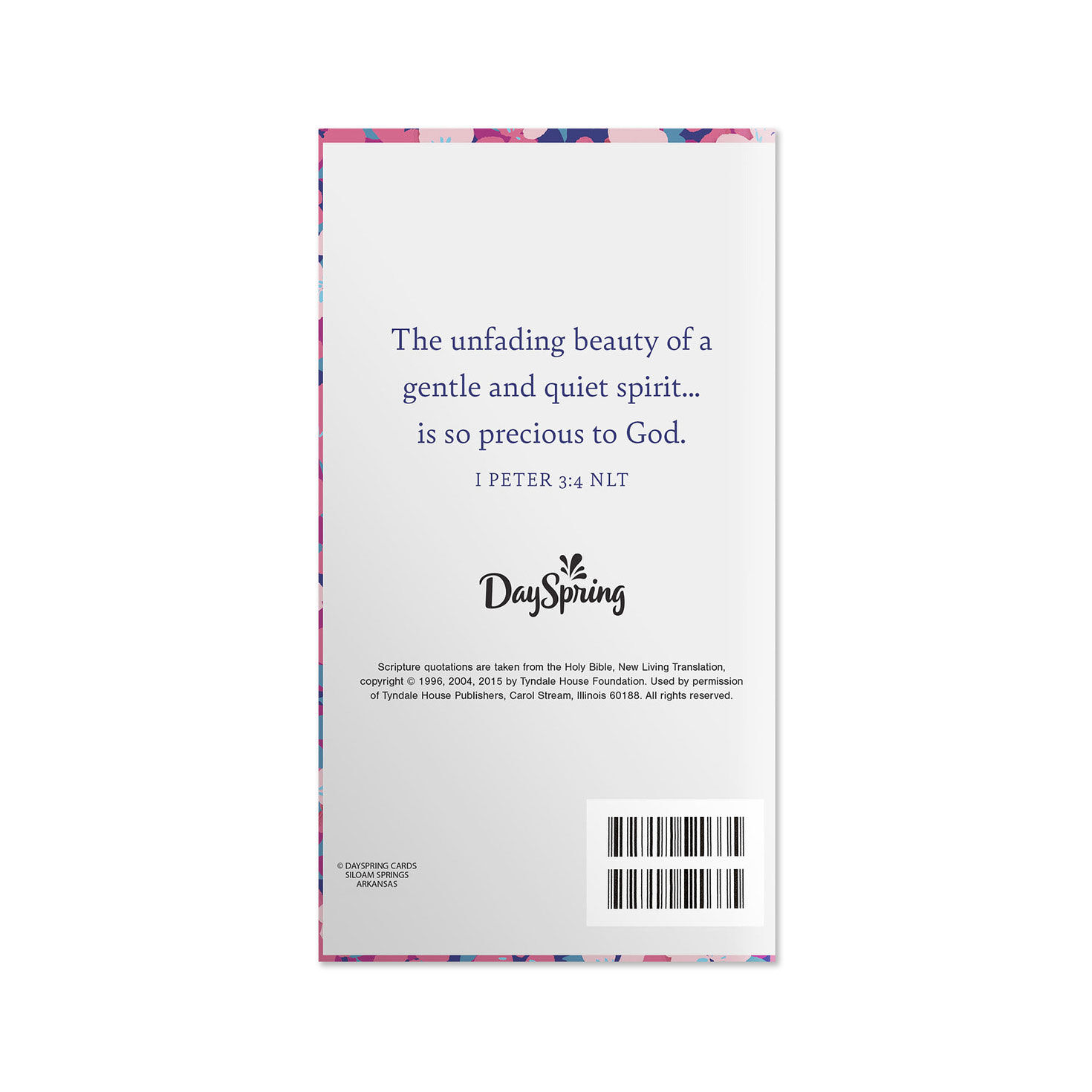 Pink Blossoms 2027 2028 28-Month Planner Back image number 2