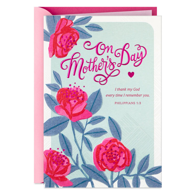 You're a Blessing to Your Family and Me Religious Mother's Day Card ...