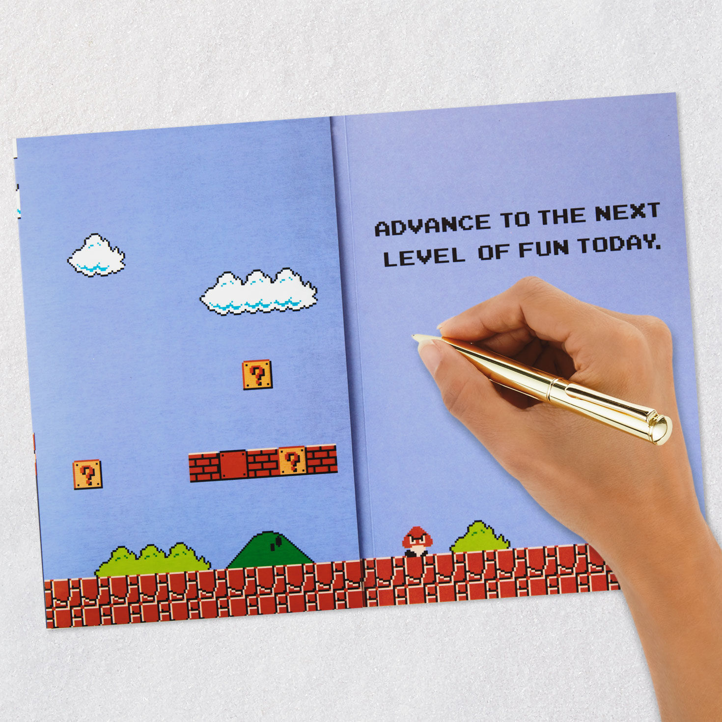 Nintendo Super Mario Bros. Father's Day Card Signing card image number 6