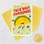 3.25" Mini Taco 'Bout Awesome Blank Congratulations Card, , large image number 5