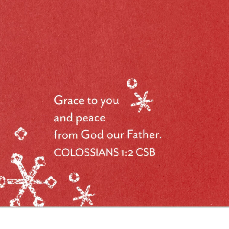 Cookies and Cocoa Religious Christmas Card scripture image number 3