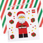 Lego Brick Santa Stickers Grandson Christmas Card Card Front Detail image number 5