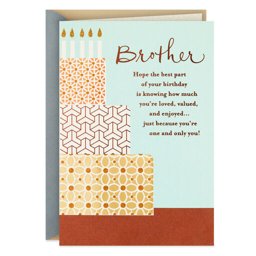 You're a Blessing Religious Birthday Card for Brother, 