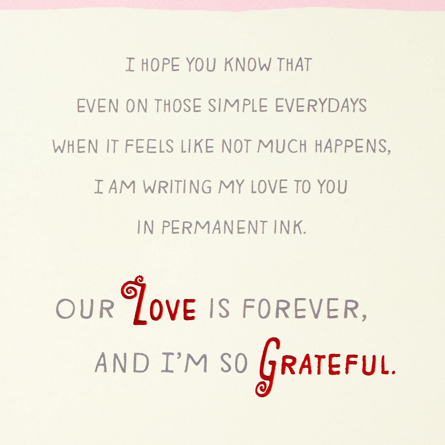 Love Letters Husband Valentine's Day Card Sentiment image number 4