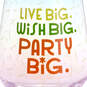 Live Big Jumbo Stemless Wine Glass, 43 oz., , large image number 3