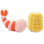 Large Better Together Jumbo Shrimp and Corn Magnetic Plush Pair, 17", , large image number 3