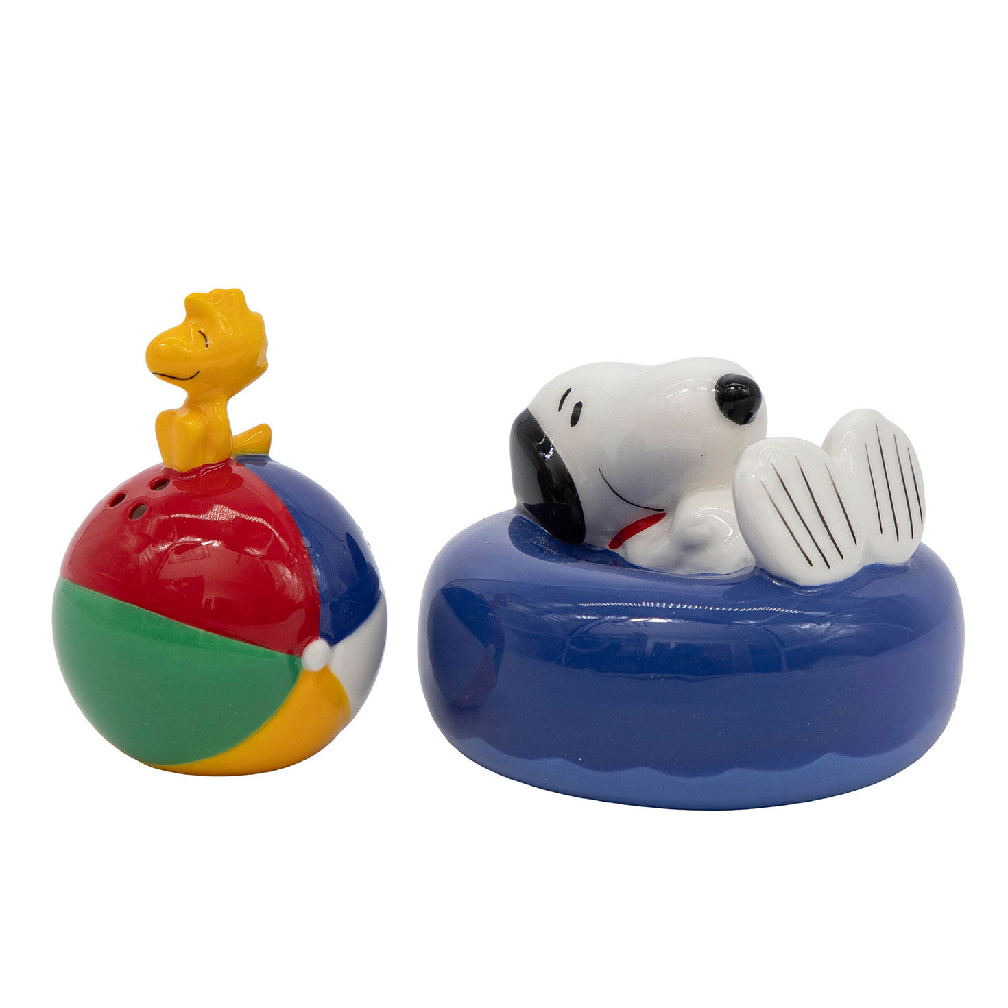 R Squared Peanuts Snoopy and Woodstock Summer Salt and Pepper Shakers, Set of 2