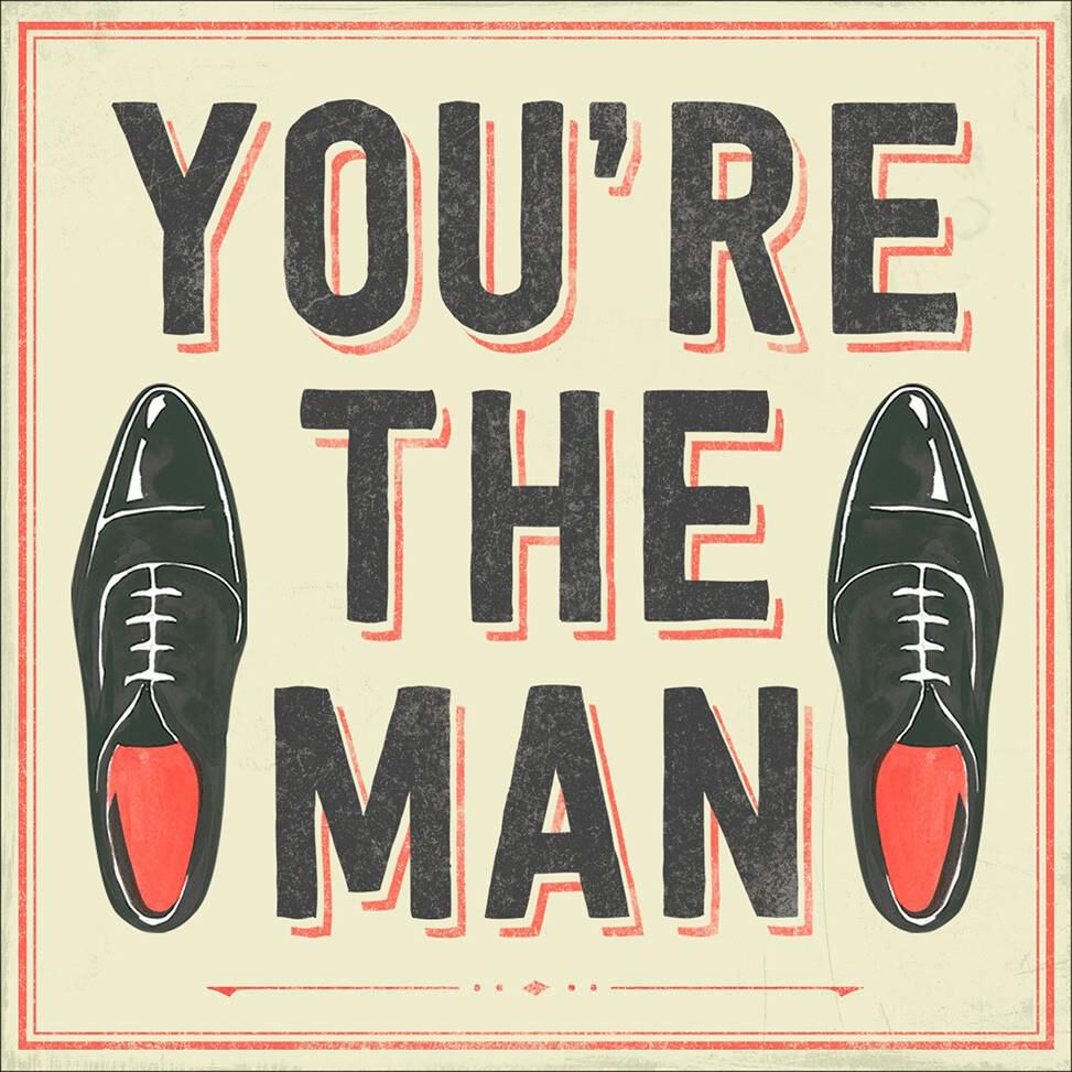 You’re the Man Musical Birthday Card