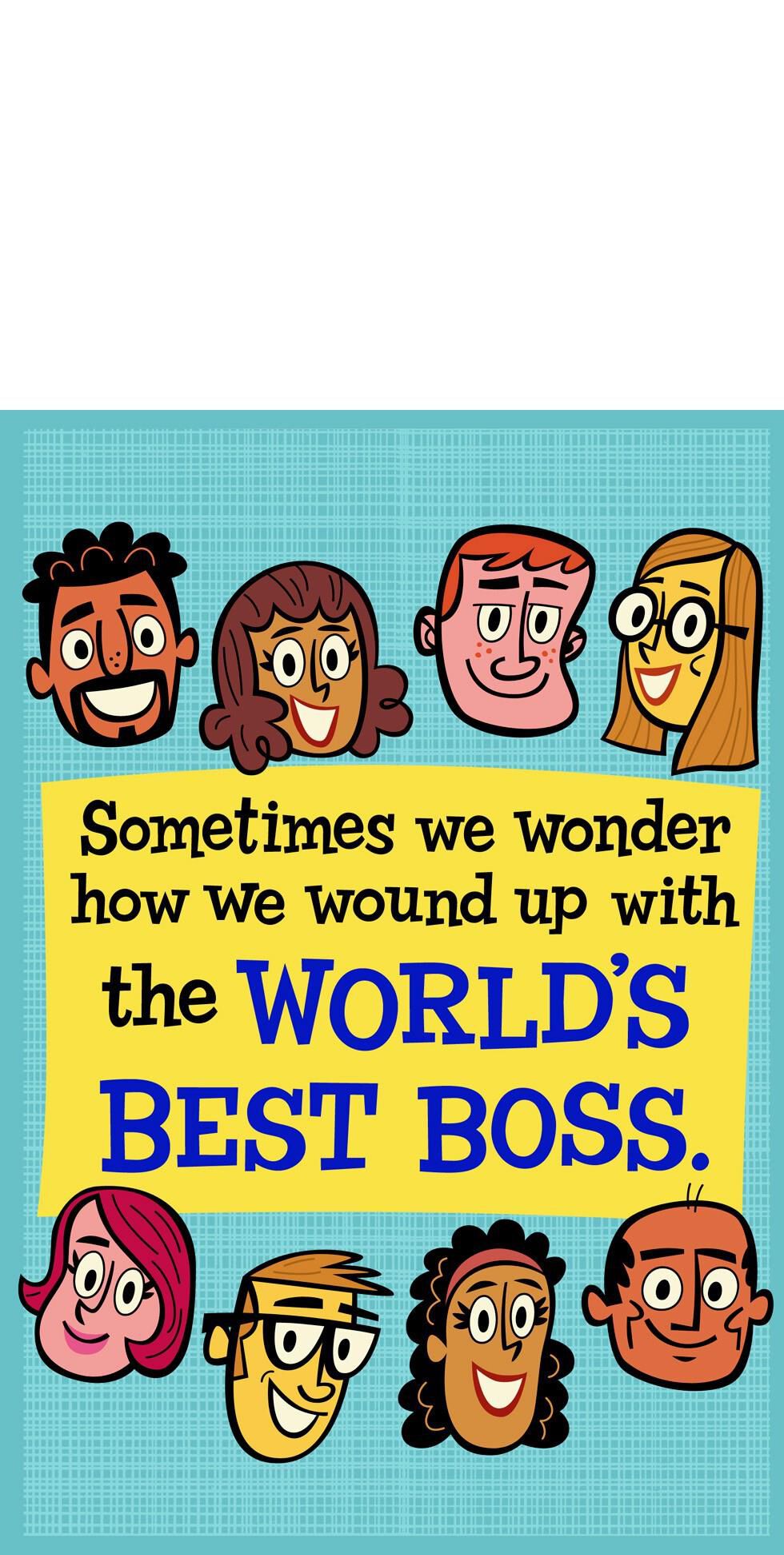 Printable Bosses Day Card