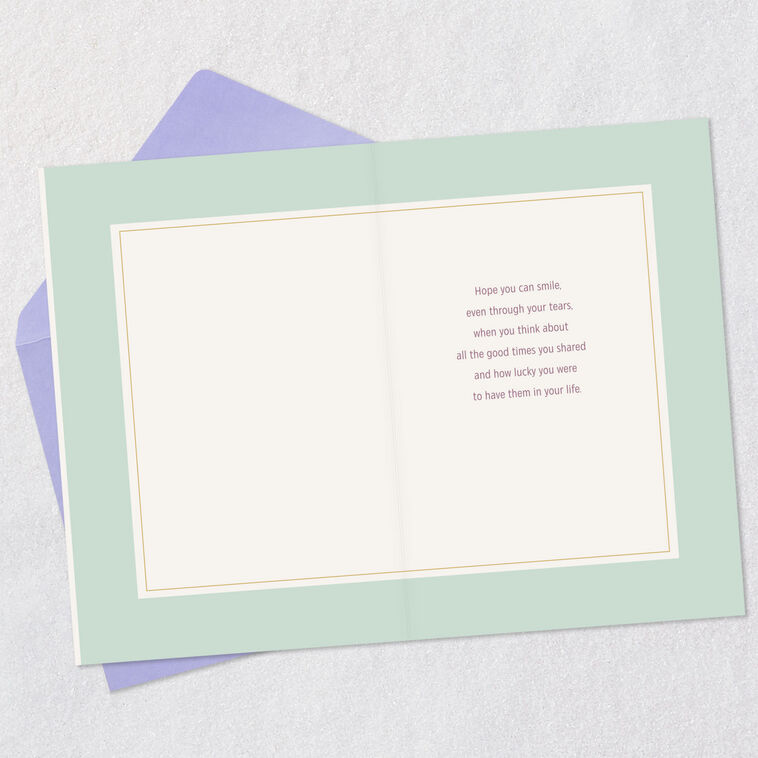 Sorrow Lettering Love Shines Through Sorrow Sympathy Card - Greeting Cards | Hallmark