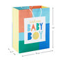 Colorful Baby Boy Large Gift Bag measurement image number 3