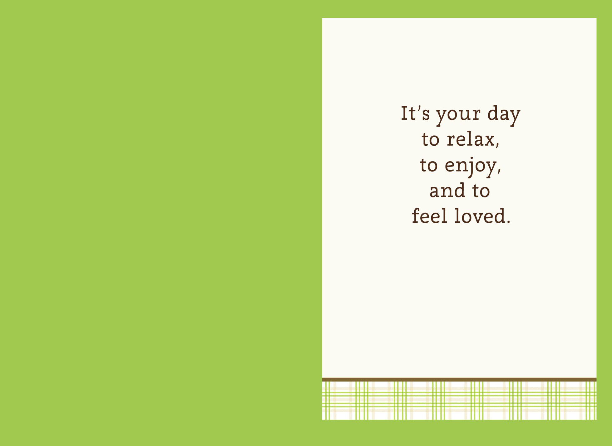 Tree Hammock Father's Day Card