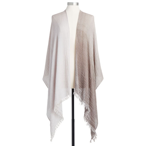 Demdaco Taupe Ombré Our Bond Mother's Scarf, 