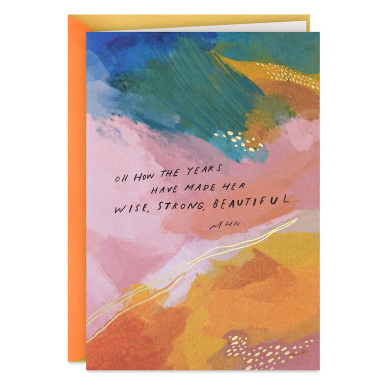 Morgan Harper Nichols In Awe of You Birthday Card for Her, , large image number 1