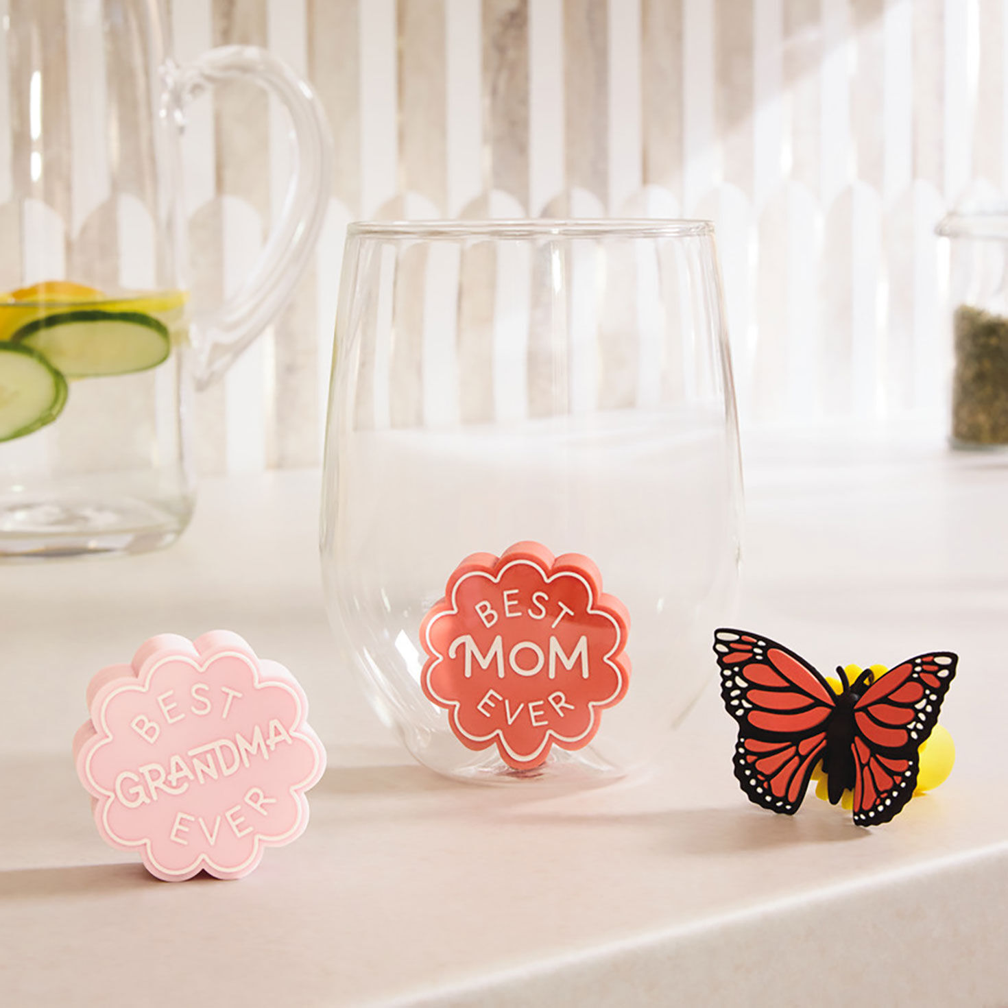 Charmers Best Mom Ever Coral Silicone Charm for only USD 8.99 | Hallmark