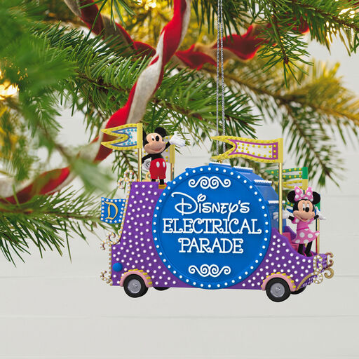 Disney Mickey Mouse Disney's Electrical Parade Musical Ornament With Light, 
