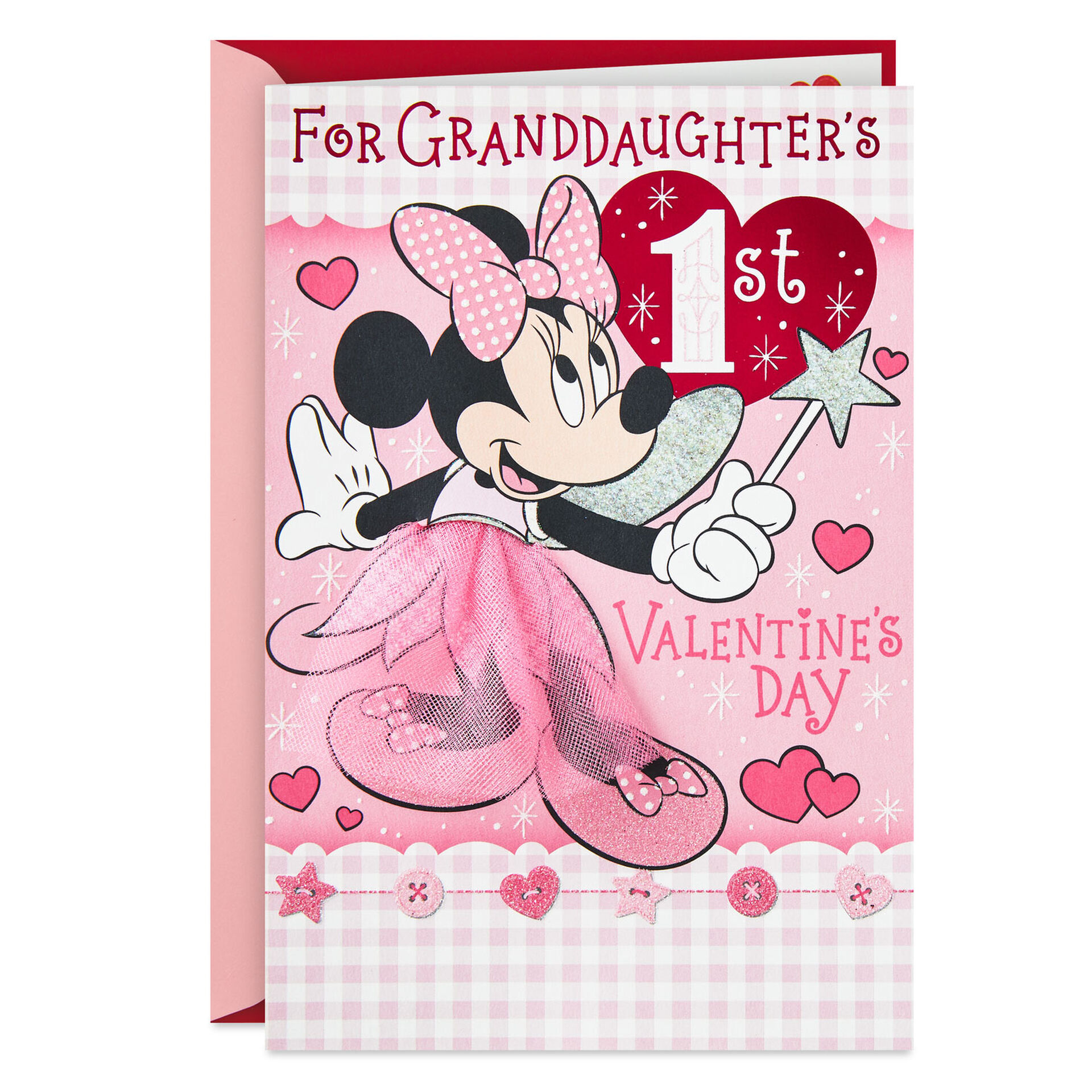 Disney Minnie Mouse First Valentine S Day Card For Granddaughter Greeting Cards Hallmark These would be great cards to give to a significant other or a mom. disney minnie mouse first valentine s day card for granddaughter