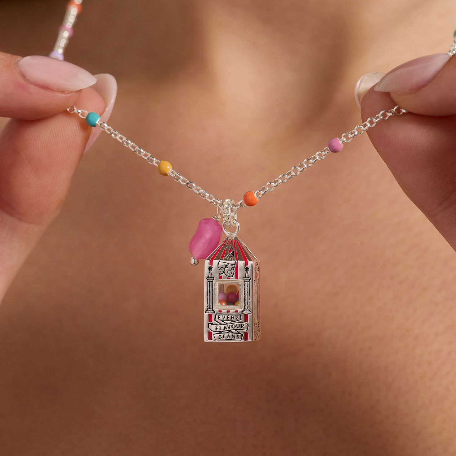 Alex And Ani Harry Potter&trade; Sweet Nostalgia Bertie Bott's Necklace in use image number 4
