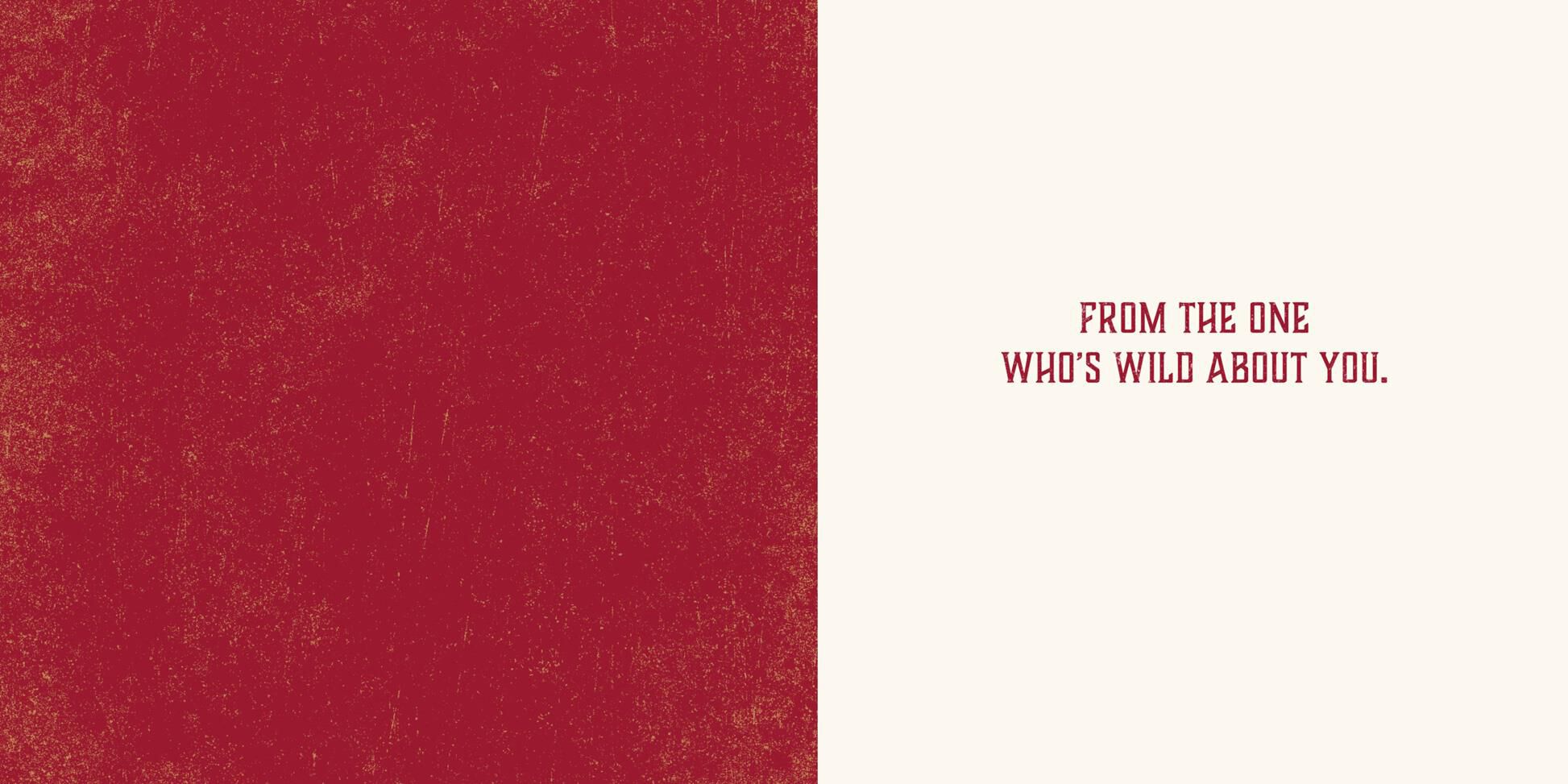 Wild About You Musical Valentine's Day Card