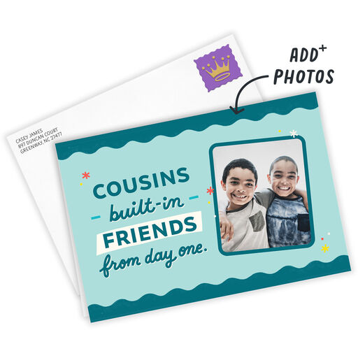 Friends From Day One Folded Photo Card, 