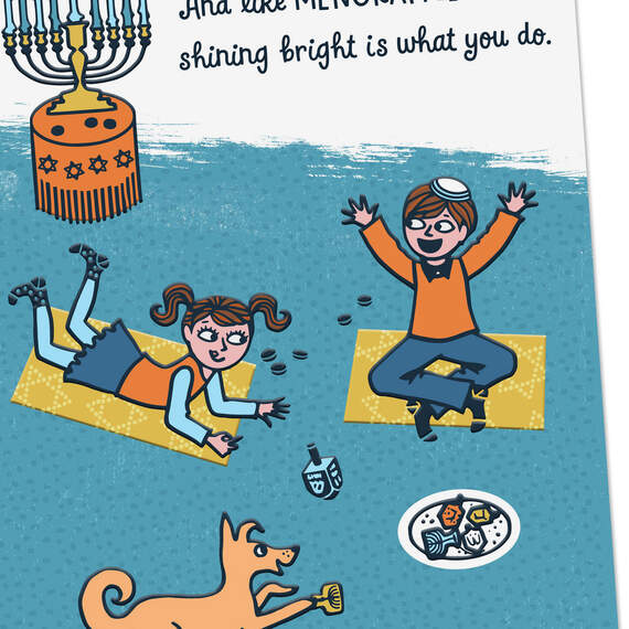 A Grandkid's Like… Hanukkah Card, , large image number 4