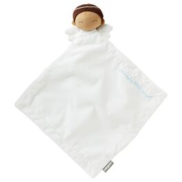 Medium Skin Tone Boy Angel Lovey Blanket, Medium Skin Tone Boy Angel Lovey Blanket, , large