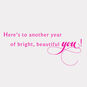 Pink Candles Happy Birthday Card for Her Sentiment image number 2