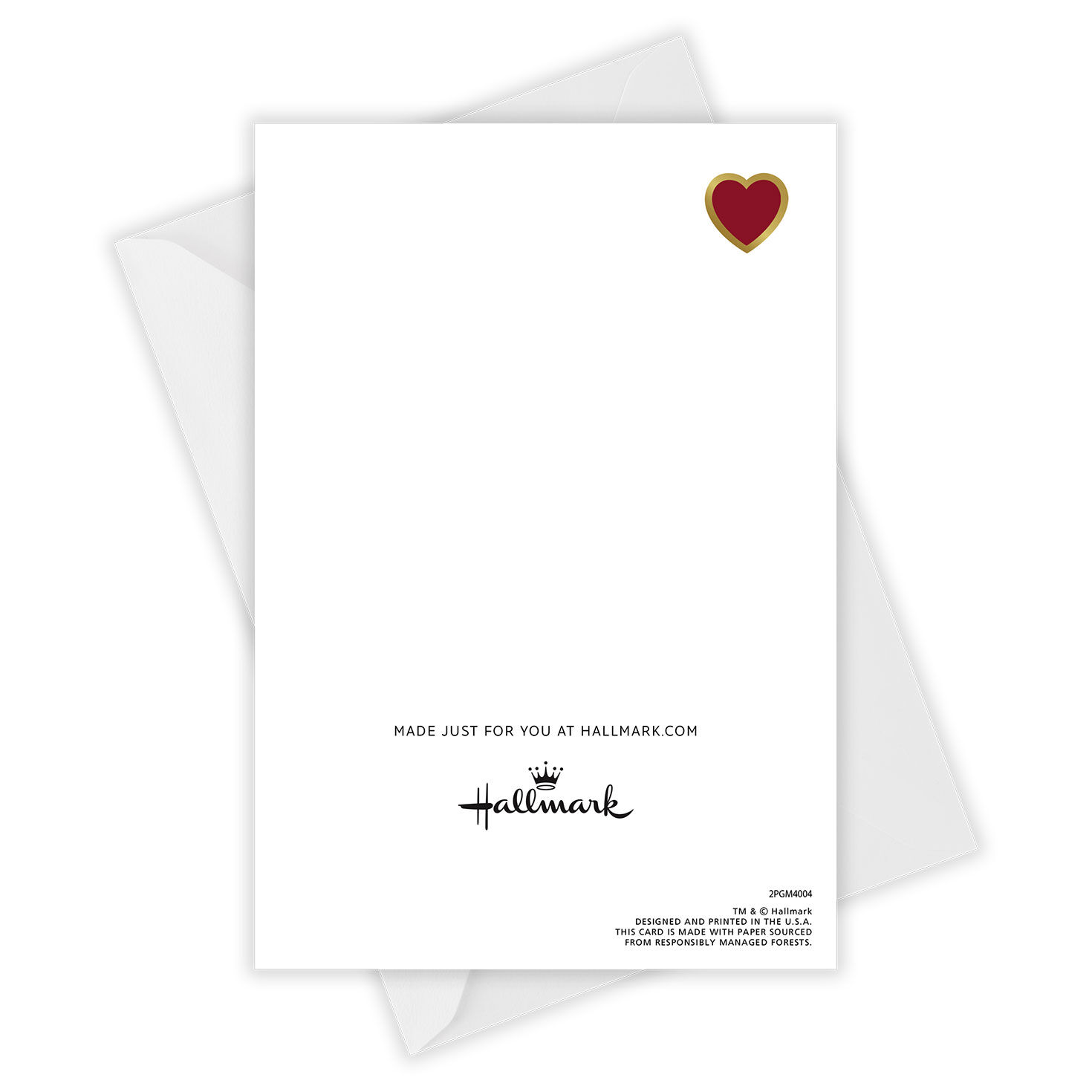 Self Love Club Heart Personalized Card Open Card with Envelope indicating personalization image number 4