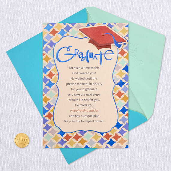 Geometric Religious Graduation Card, , large image number 5