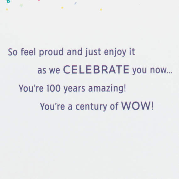 100 Years Amazing 100th Birthday Card, , large image number 3