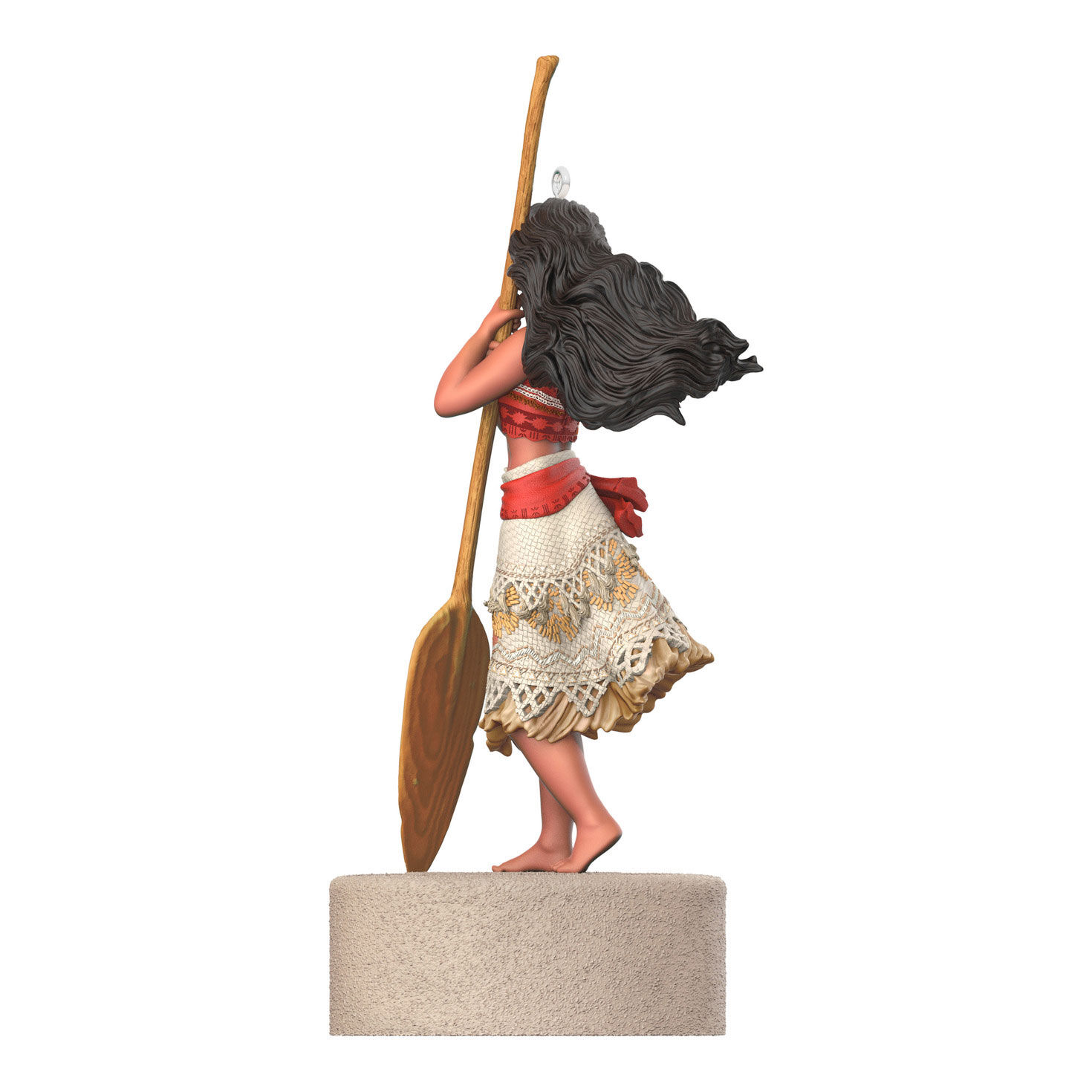 Disney Moana With Oar Keepsake Ornament Back image number 6