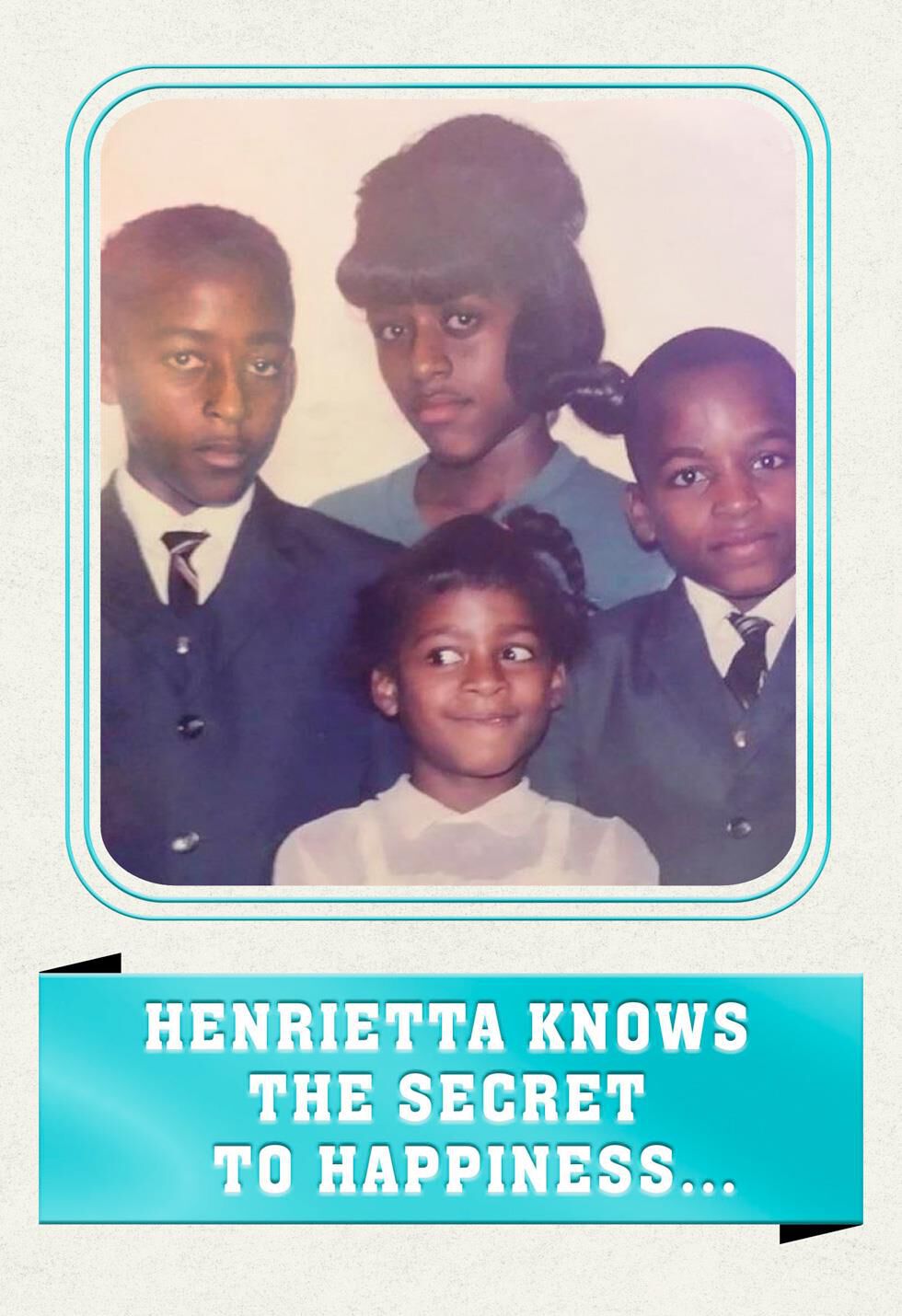 Henrietta Knows the Secret to Happiness Funny Birthday Card