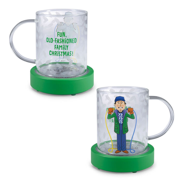 National Lampoon's Christmas Vacation™ Clark Griswold Glass Mug With Light and Sound Base, 13 oz.