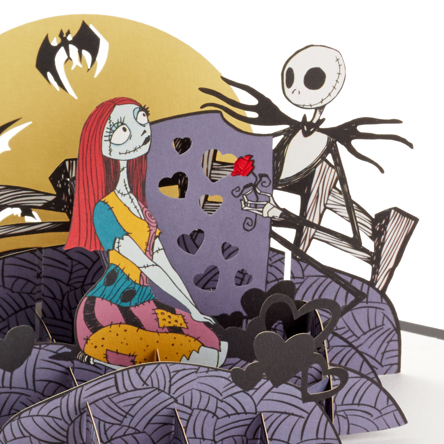 Disney Tim Burton's The Nightmare Before Christmas Meant to Be 3D Pop-Up Love Card for only USD 14.99 | Hallmark