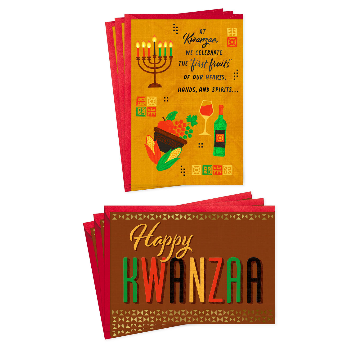 A Time of Reflection and Gratefulness Assorted Kwanzaa Cards, Pack of 6