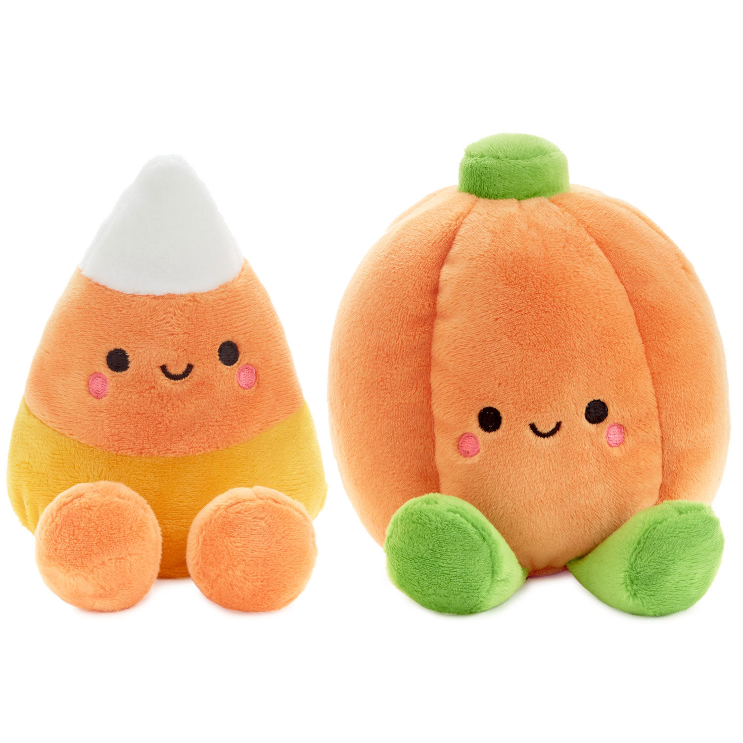 Candy corn stuffed toy top