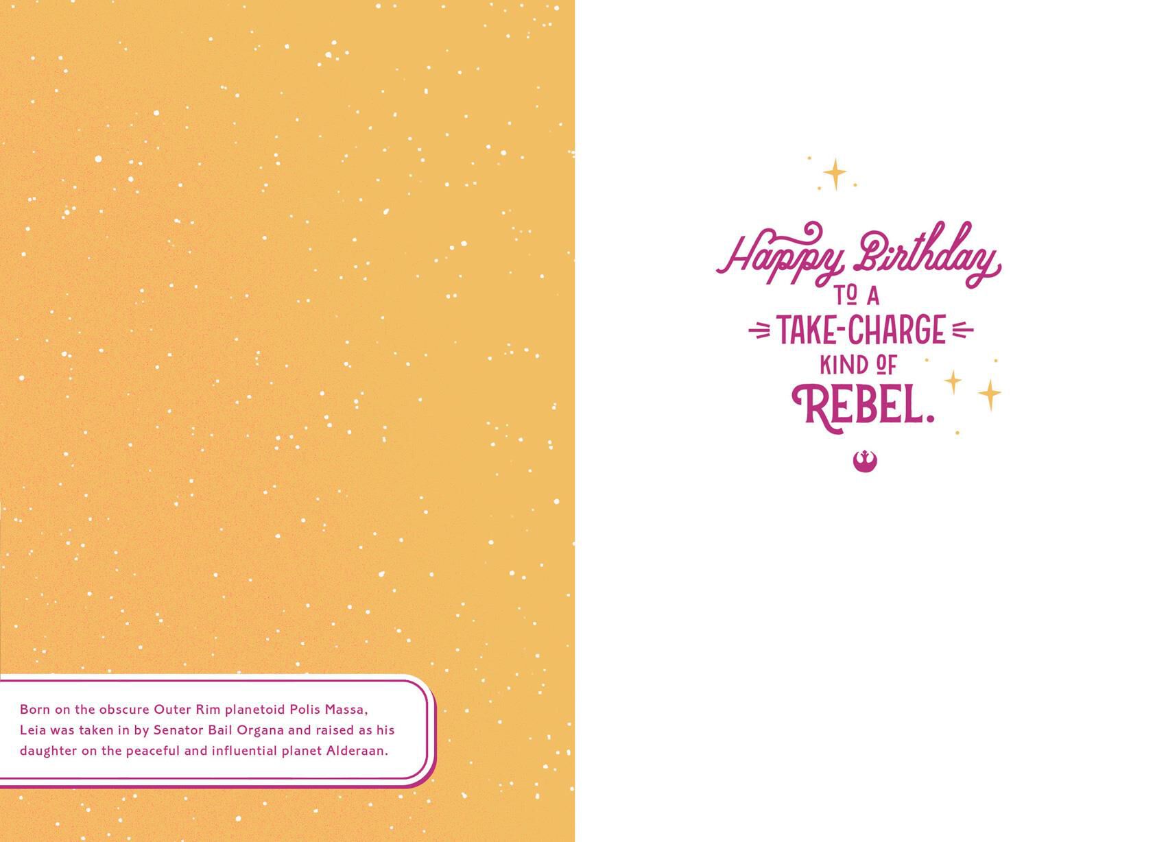 Star Wars™ Princess Leia™ Rescue Birthday Card