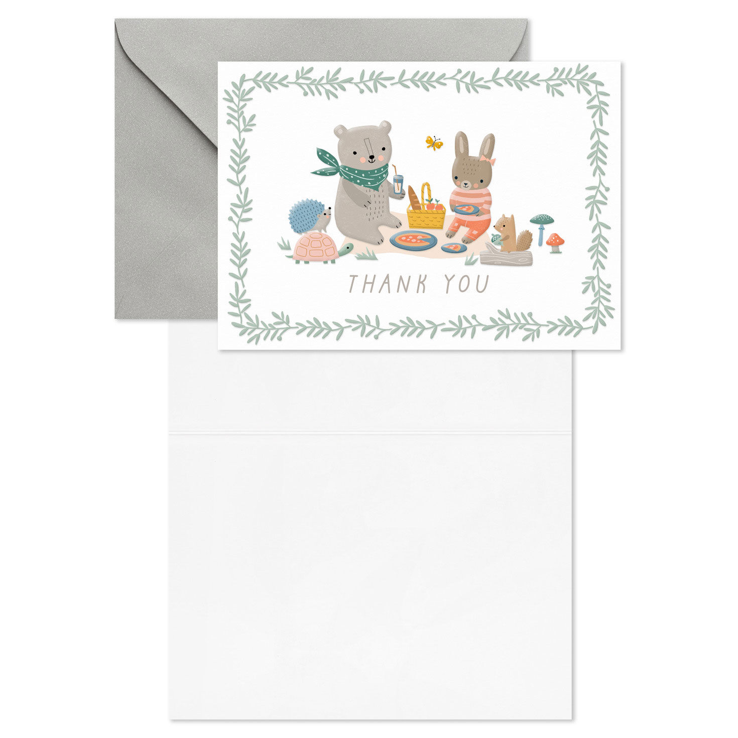 Teddy Bear Picnic Baby Thank You Note Cards Pack  image number 3